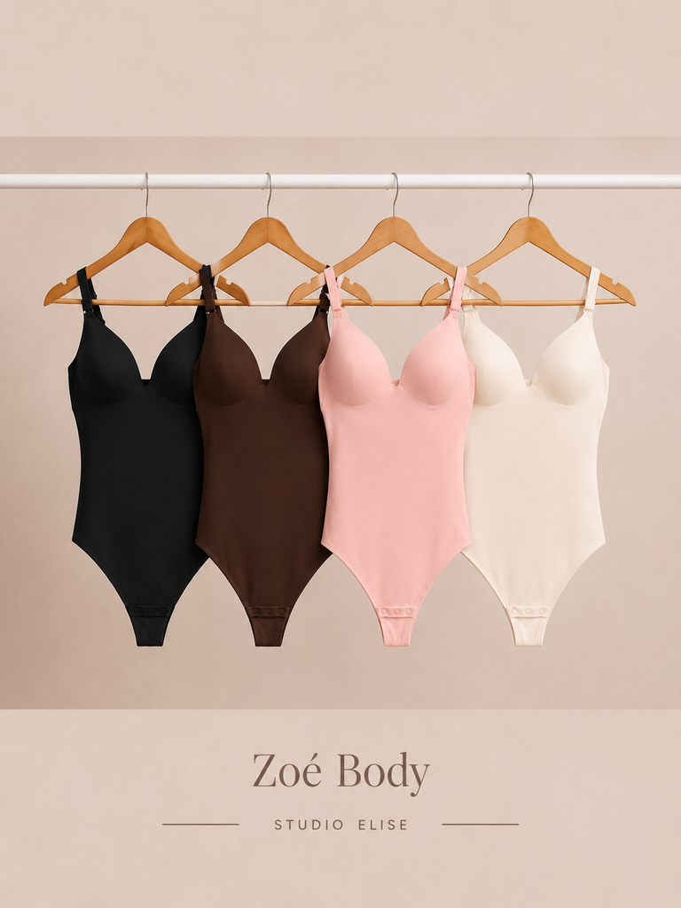 Zoé Body (S, Zwart)